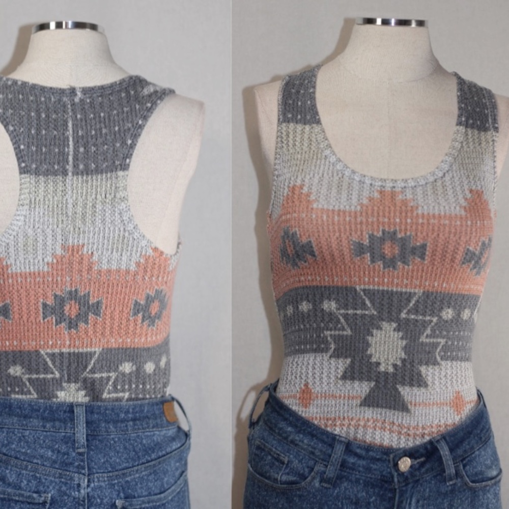 Tribal Racerback Top - Picture 1 of 10